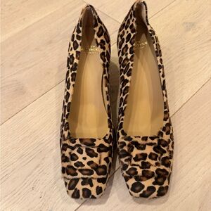 ANN MASHBURN Leopard Print Heels